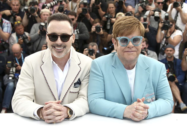 David Furnish et son &eacute;poux Elton John, bons &eacute;l&egrave;ves