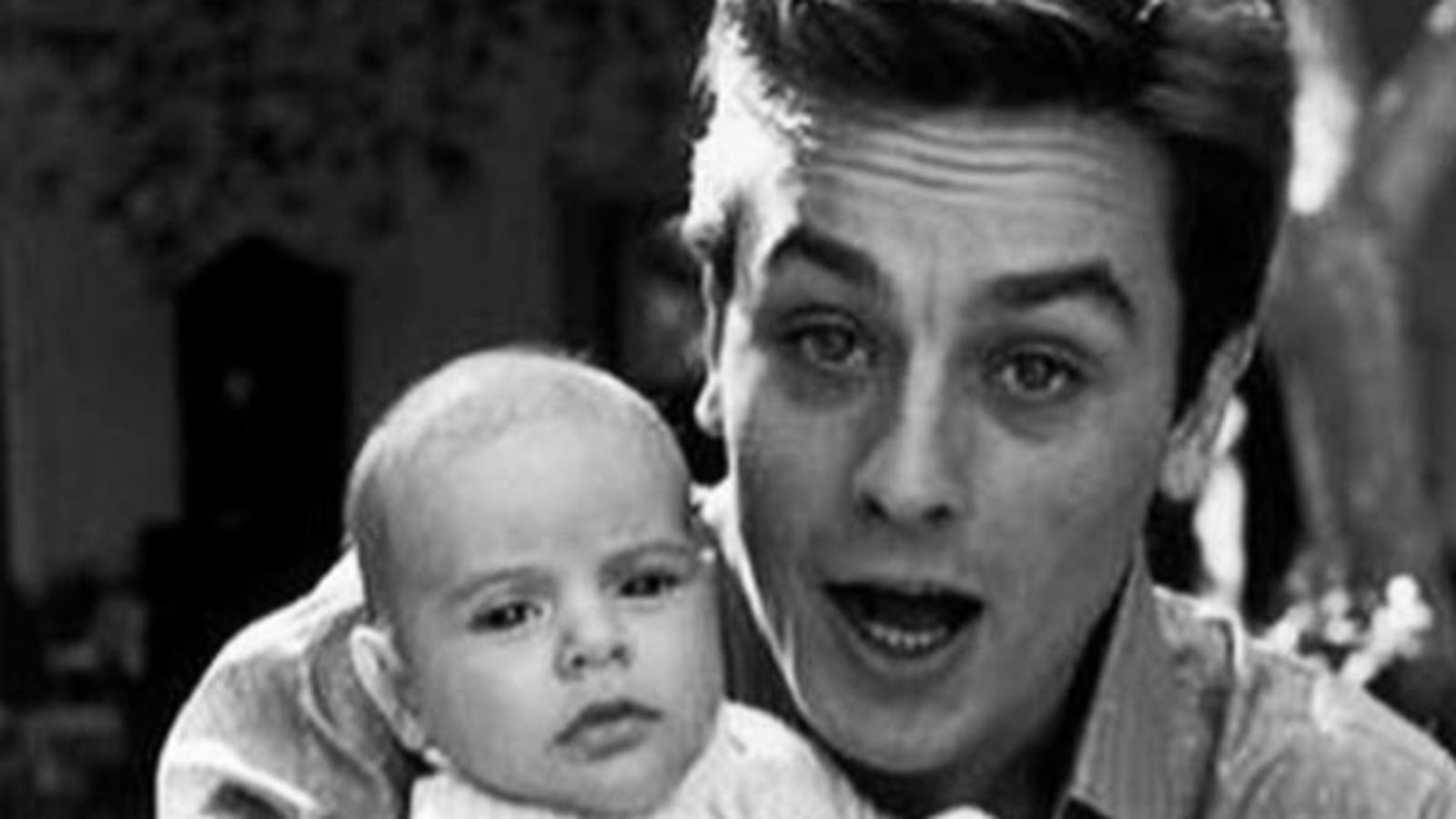 Anthony Delon et Alain Delon