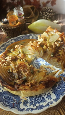 Tatin d'endives, noix et safran : Etape 4