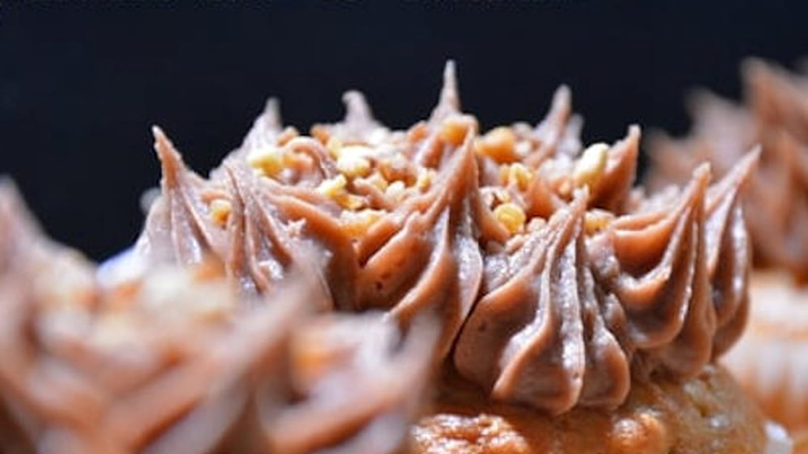Cupcakes à la poudre de noisette et au Nutella