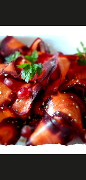 Salade de carotte, grenade et sesame