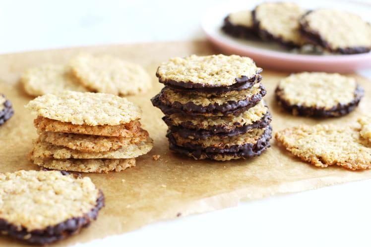 Chokladflarn Biscuits Suedois Aux Flocons D Avoine