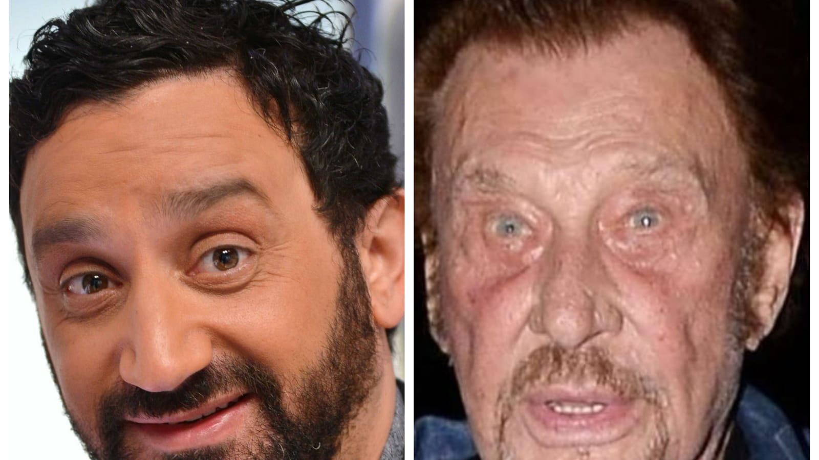 Cyril Hanouna et Johnny Hallyday
