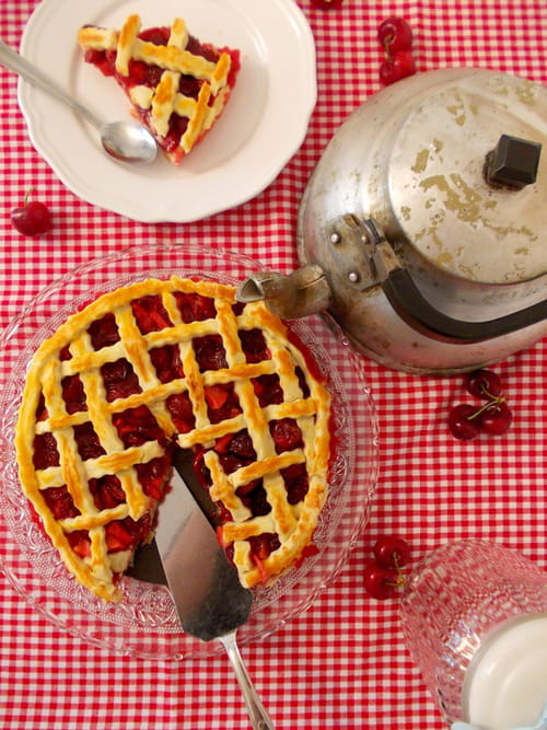 Tarte aux cerises Cherry pie