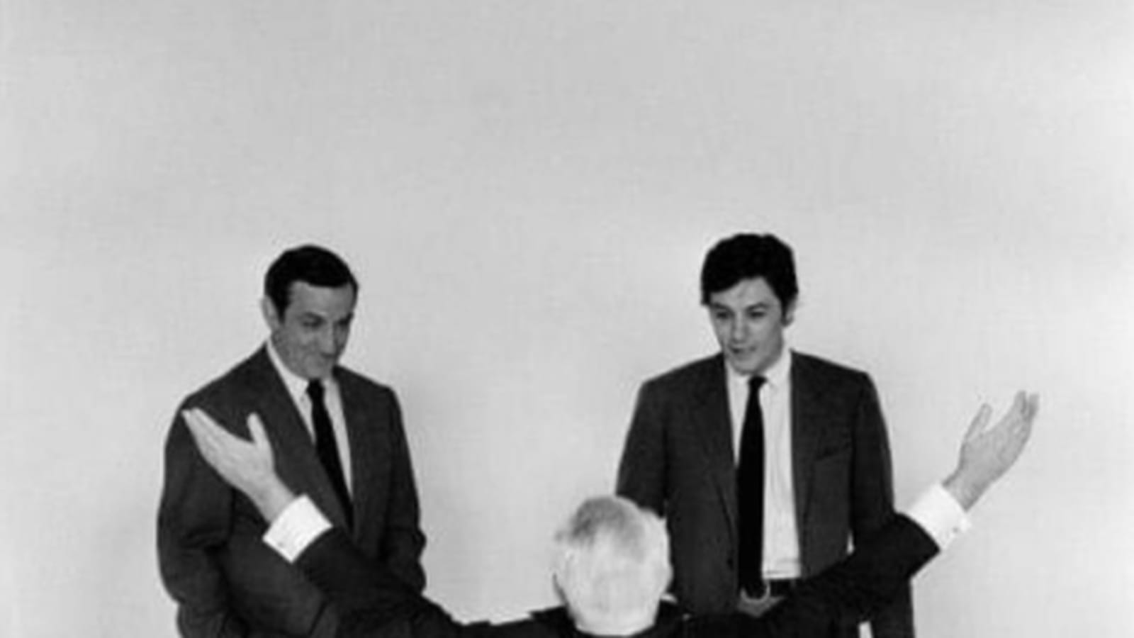Lino Ventura, Jean Gabin et Alain Delon