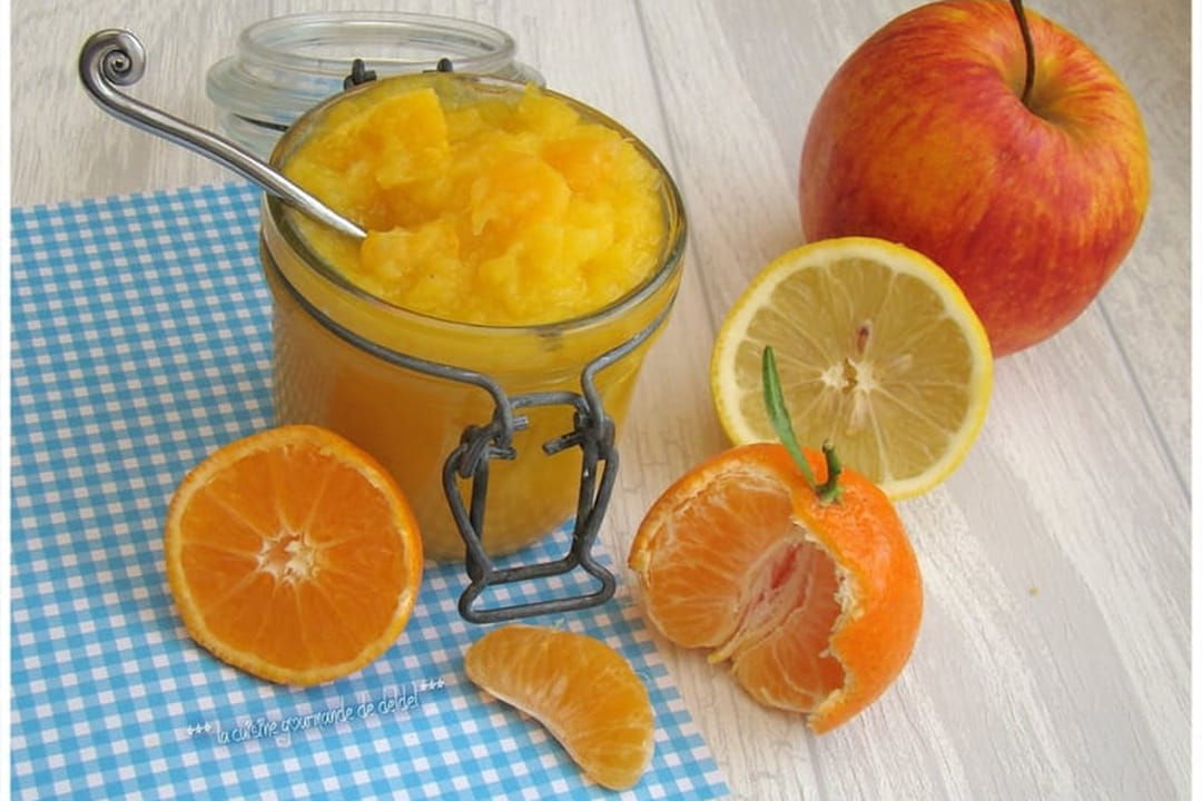 Compote à la mandarine et pomme