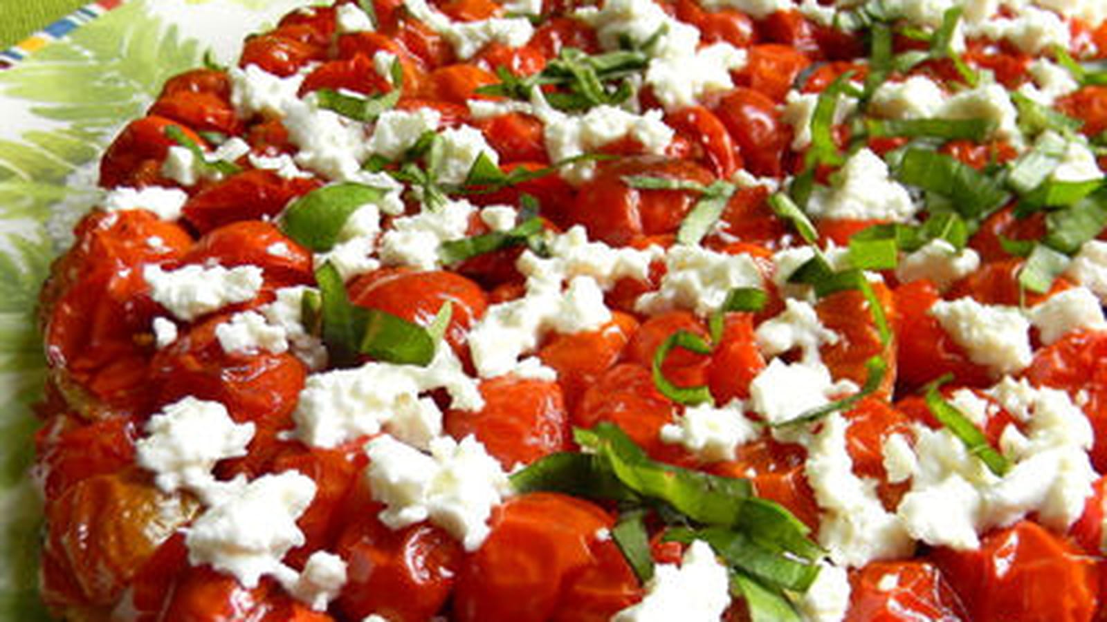 Tarte aux tomates cerises et feta