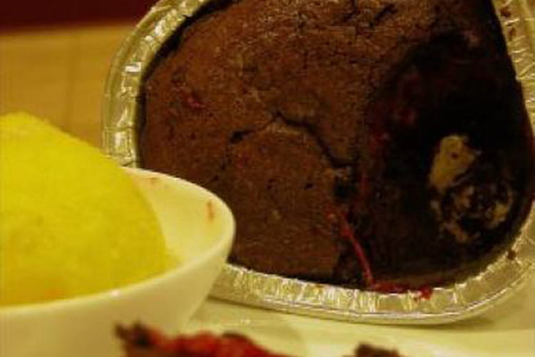 Recette De Moelleux Chocolat Coeur Framboises Passion