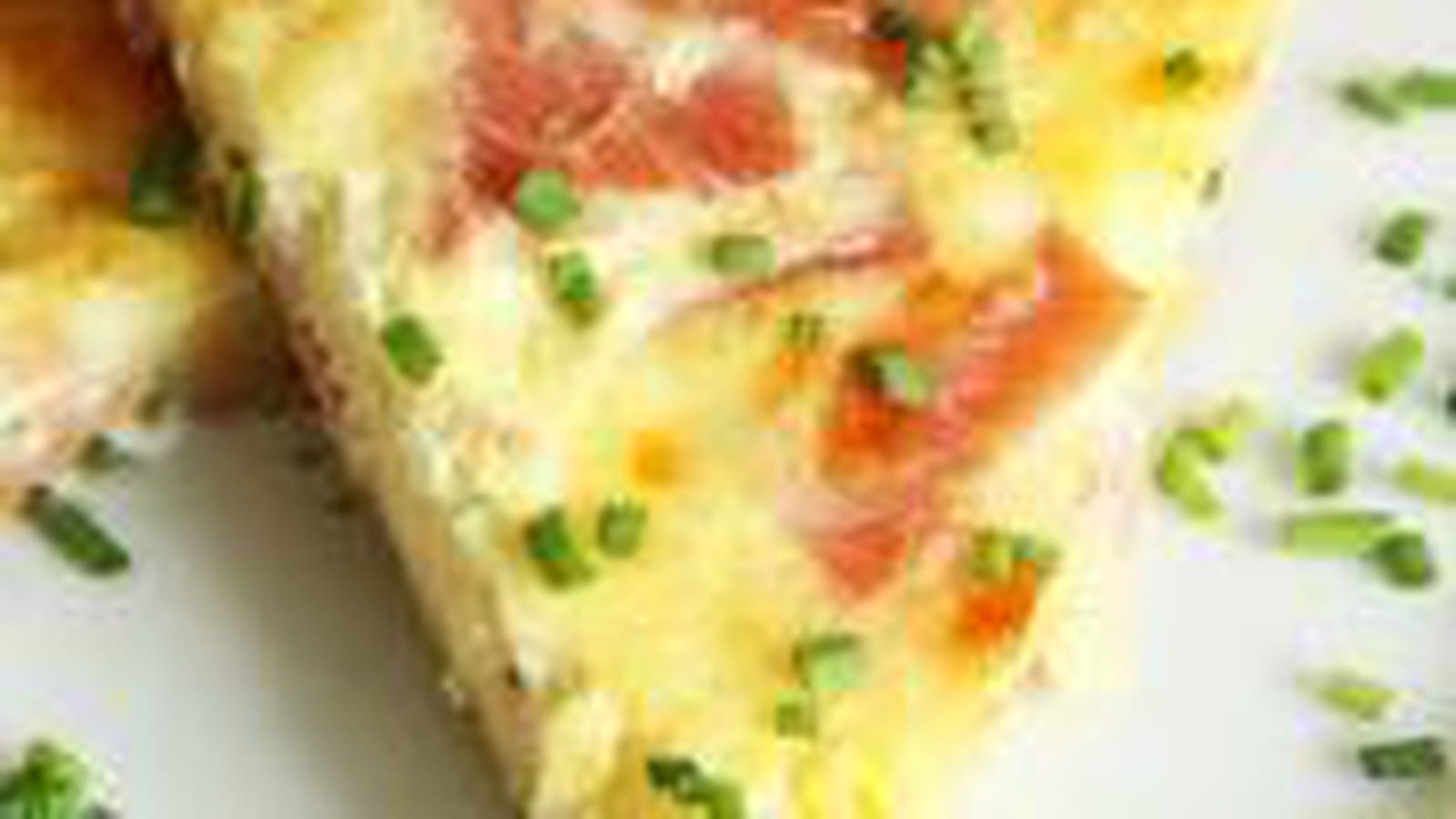 Quiche lorraine sans pâte au jambon