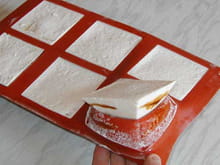 Pyramide  poire-caramel : Etape 3
