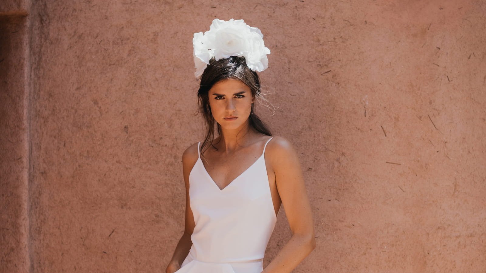 Robe Safran et voile Réglisse