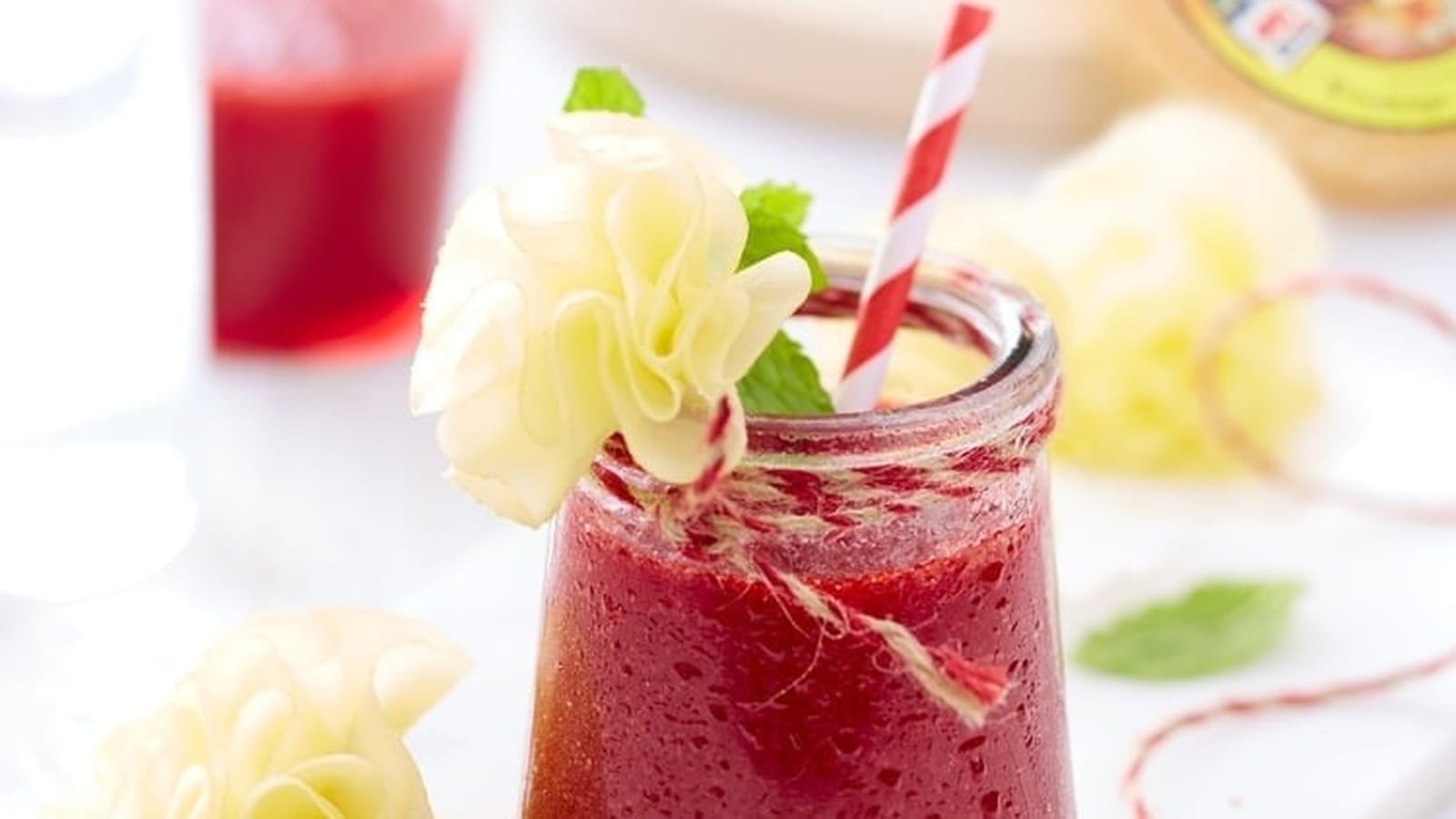Smoothie poivron rouge, tomates et betterave