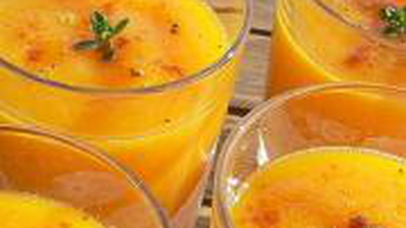 Soupe carottes, ananas cumin