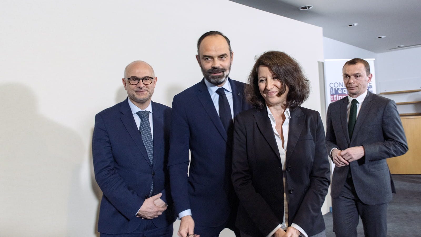 Laurent Pietraszewski, Edouard Philippe, Agnès Buzyn et Olivier Dussopt