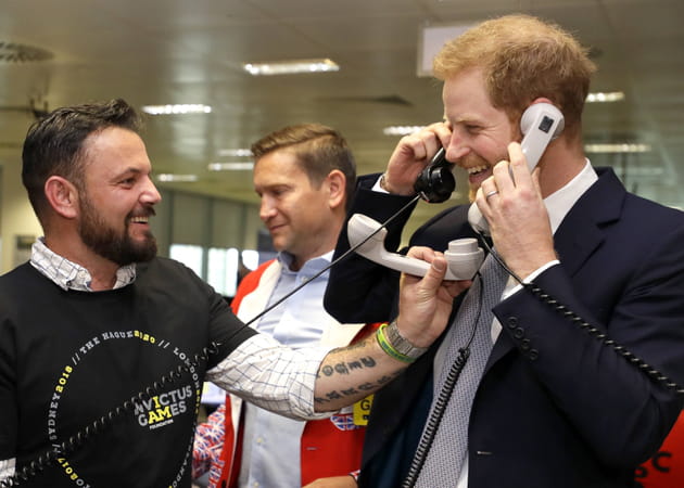 Le prince Harry sur toutes les lignes