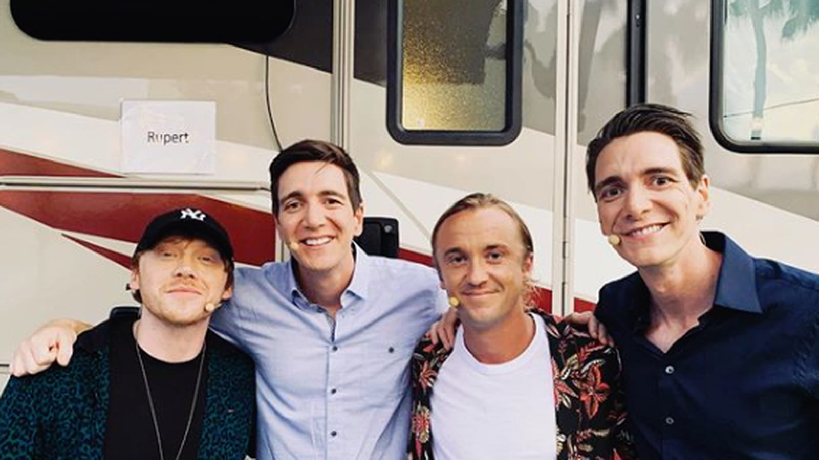 Rupert Gint, Oliver Phelps, Tom Felton, James Phelps