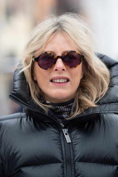 Karin-Viard-lunettes-soleil-rondes