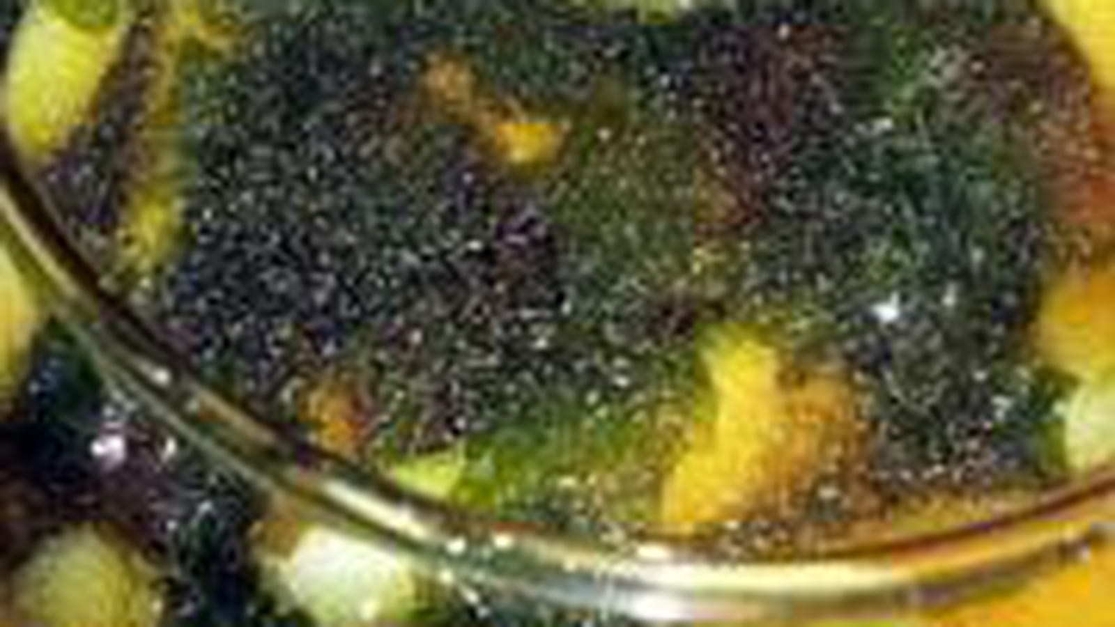 Soupe glacée aux algues