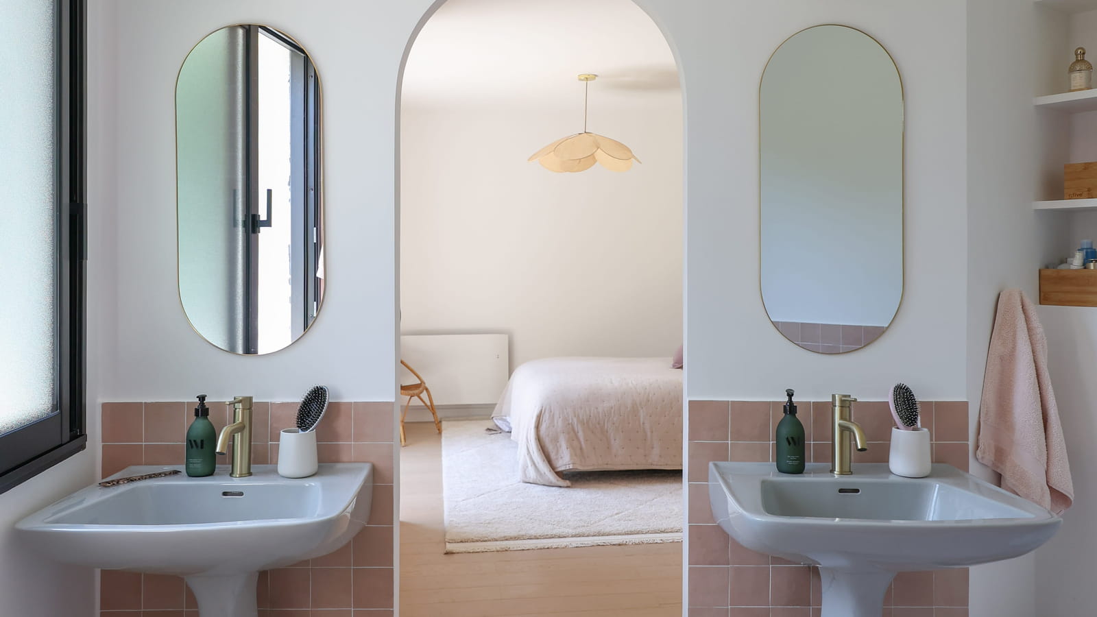 Salle de bains après