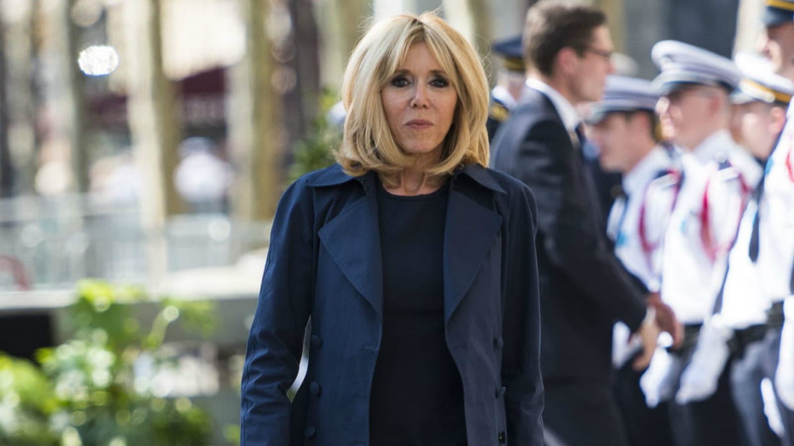 Brigitte Macron le 20 avril 2018