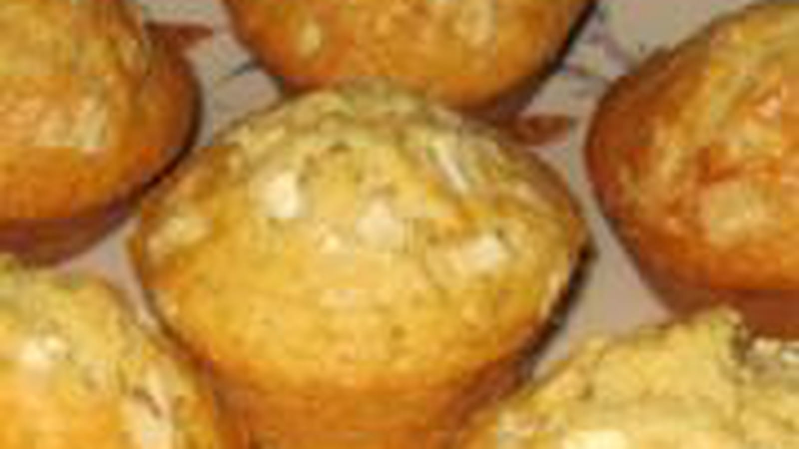 Muffins à la vanille, coeur fondant au chocolat blanc
