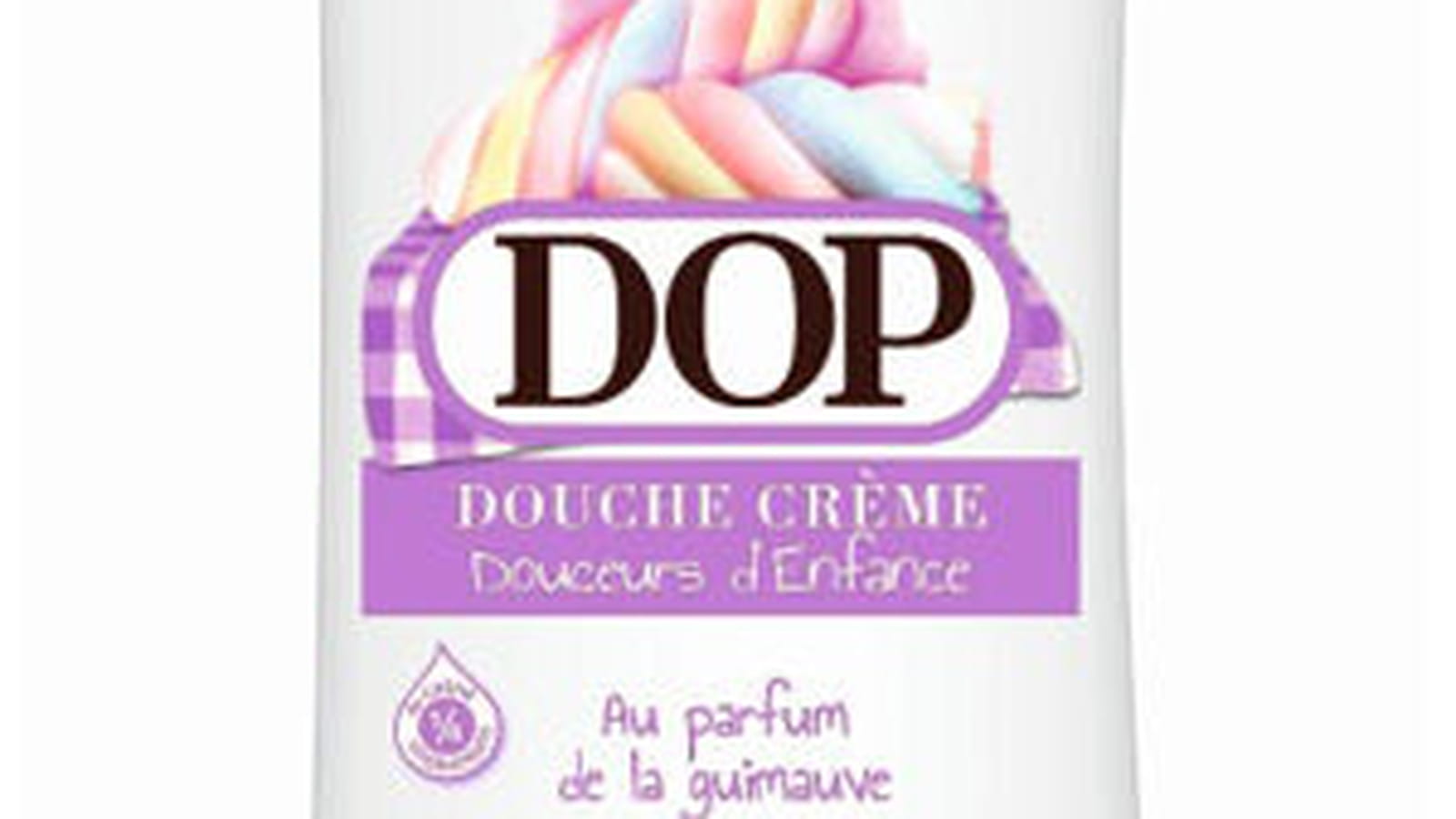 Douche crème parfum guimauve de DOP