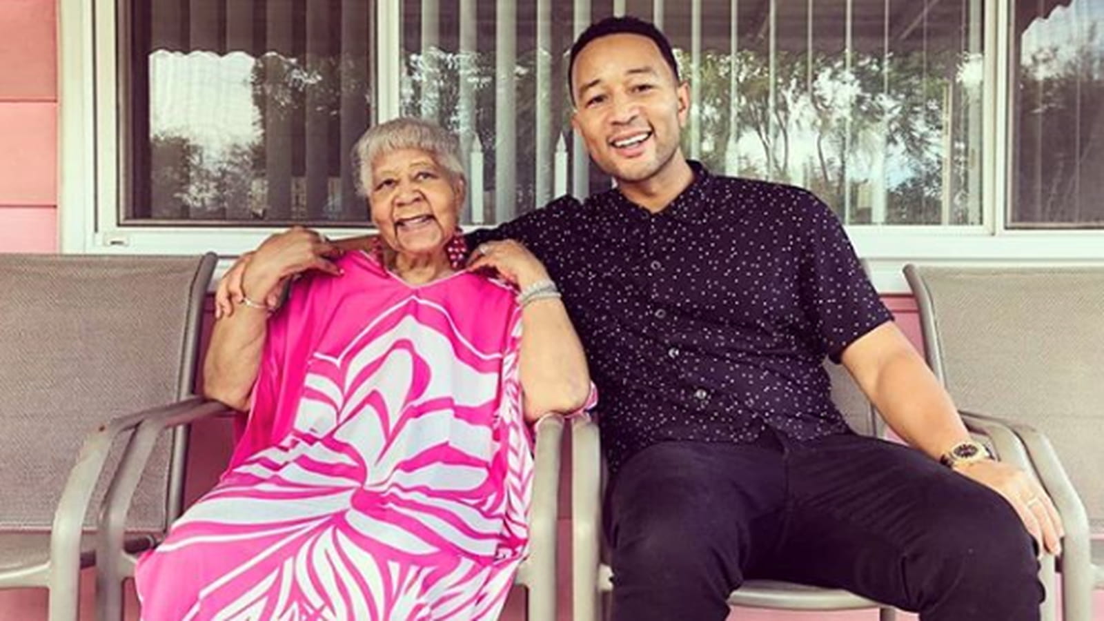 John Legend et sa grand-mère