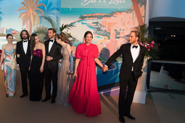 Les héritiers du Rocher sur le photocall