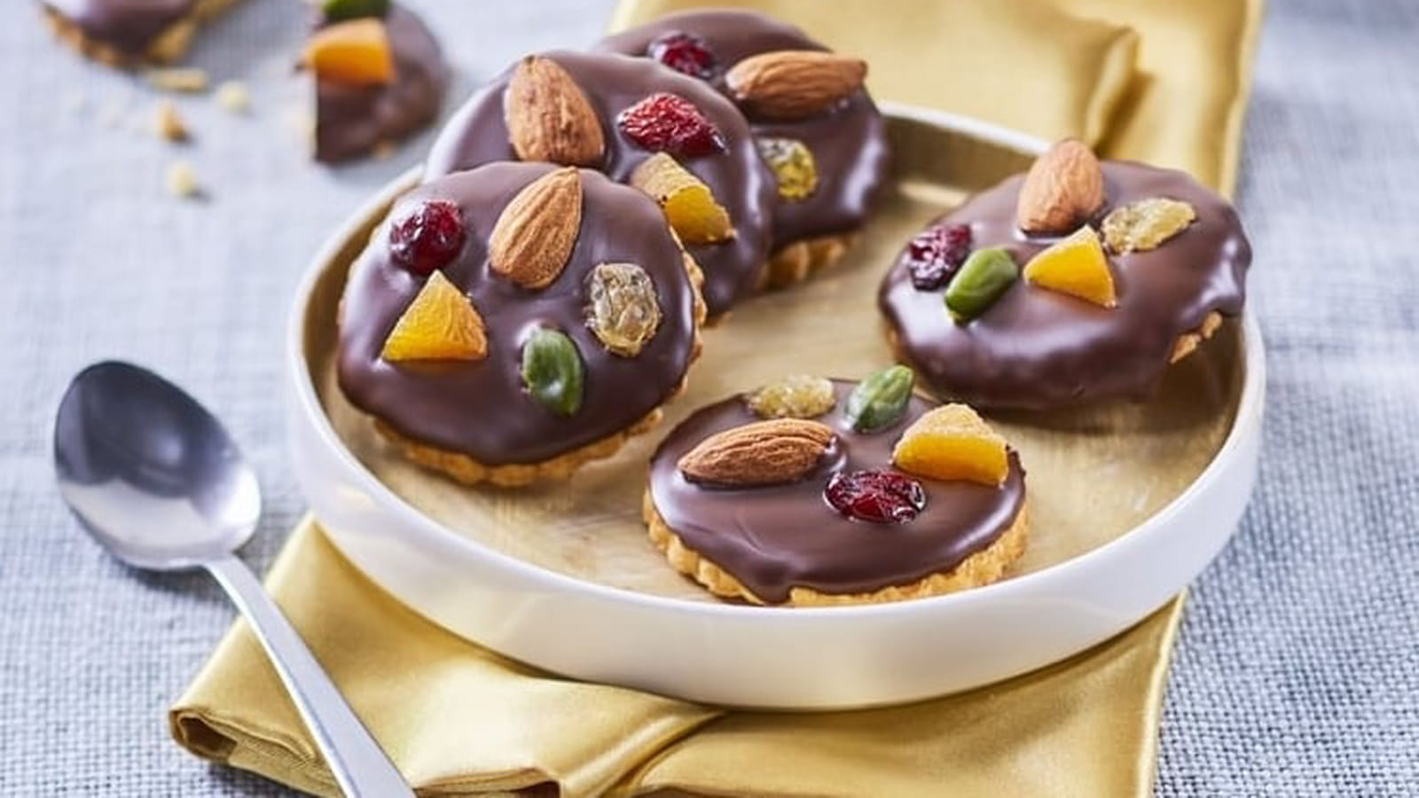 Mendiants au chocolat