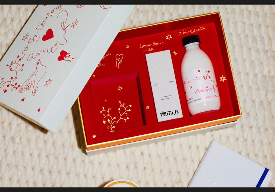 Coffret cadeau Ch&eacute;ri(e) Me Violette_Fr