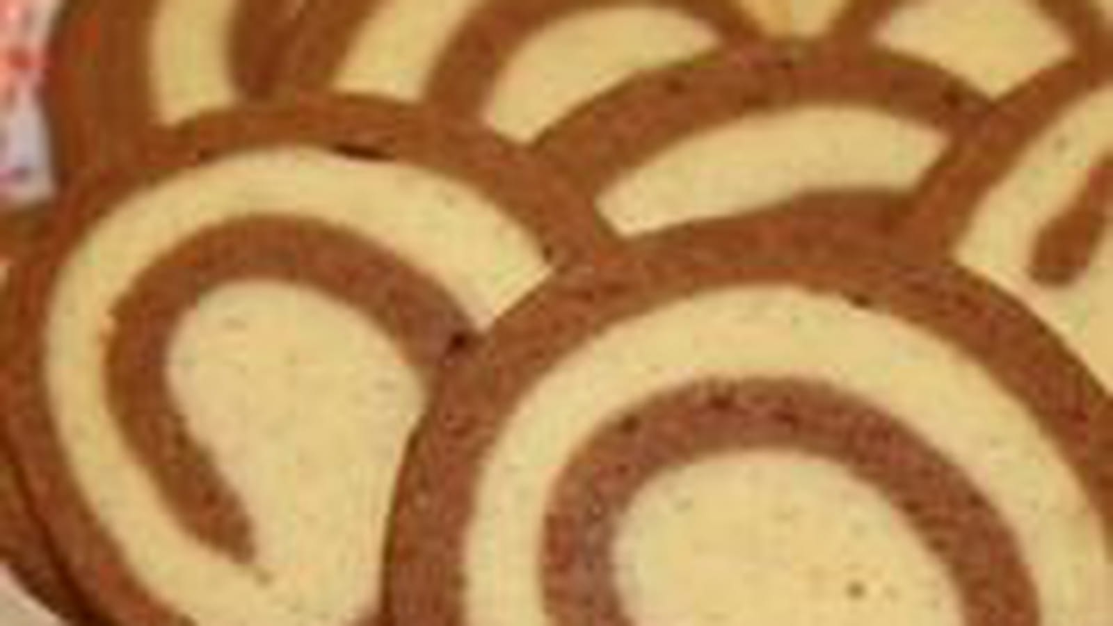 Biscuits spirales chocolat et vanille