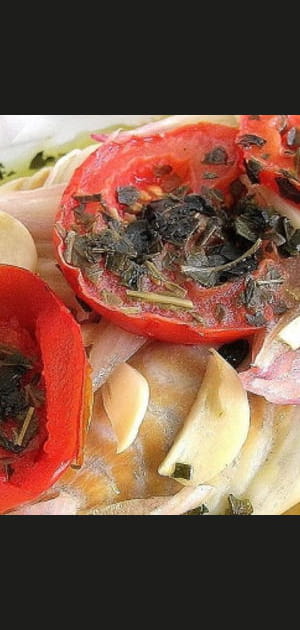 Papillote de colin &agrave; la proven&ccedil;ale