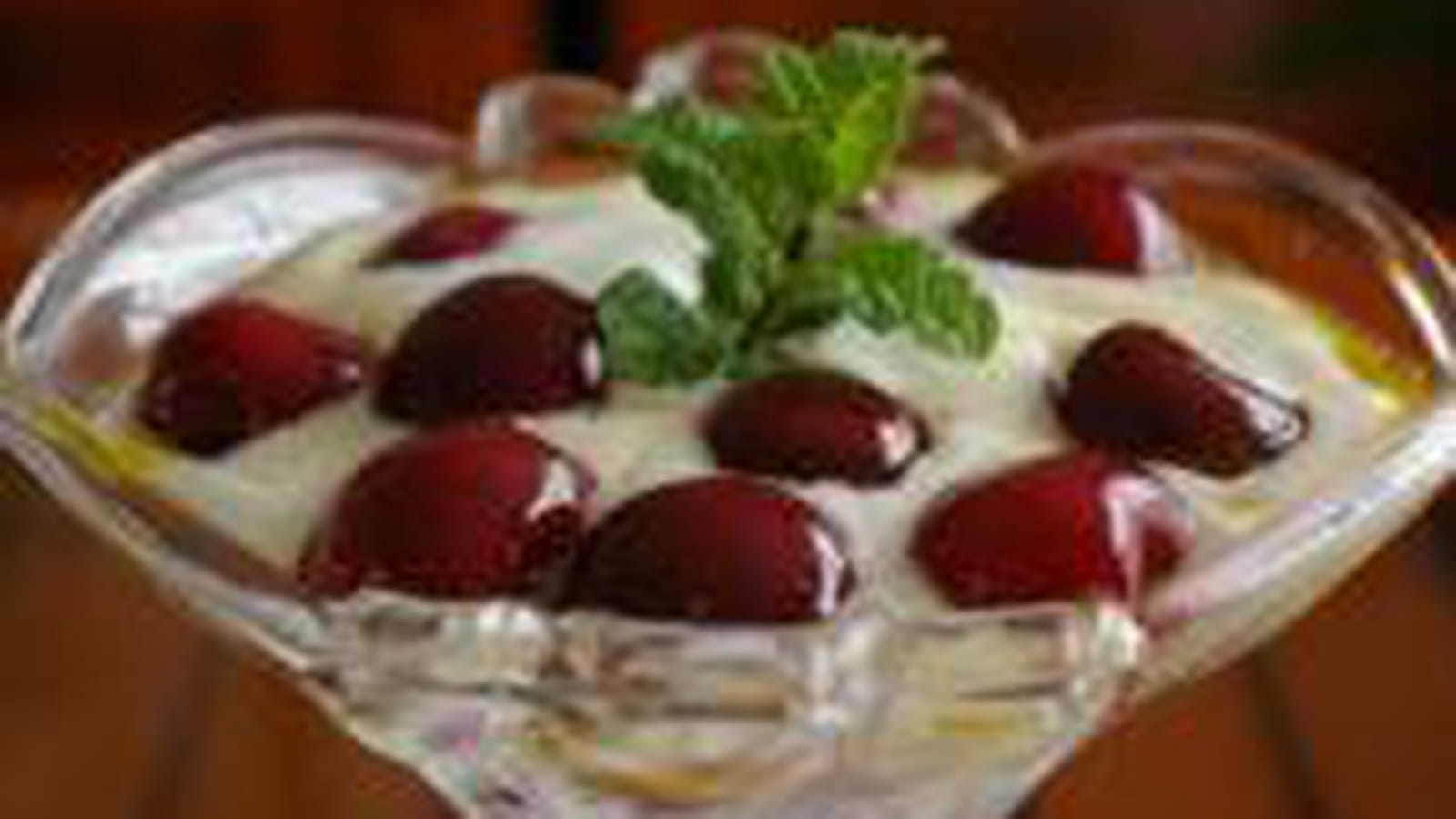 Verrines de cerises
