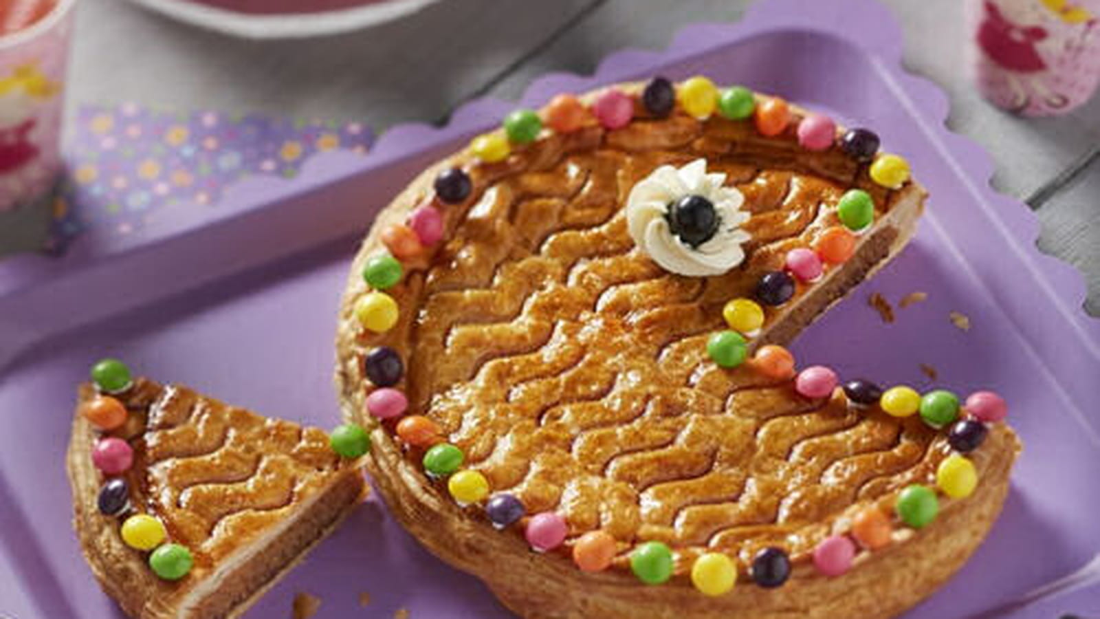 Galette des rois au caramel tendre
