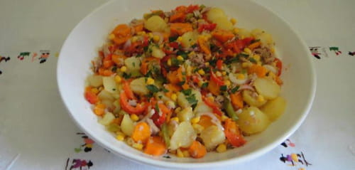 Salade de pommes de terre malgache