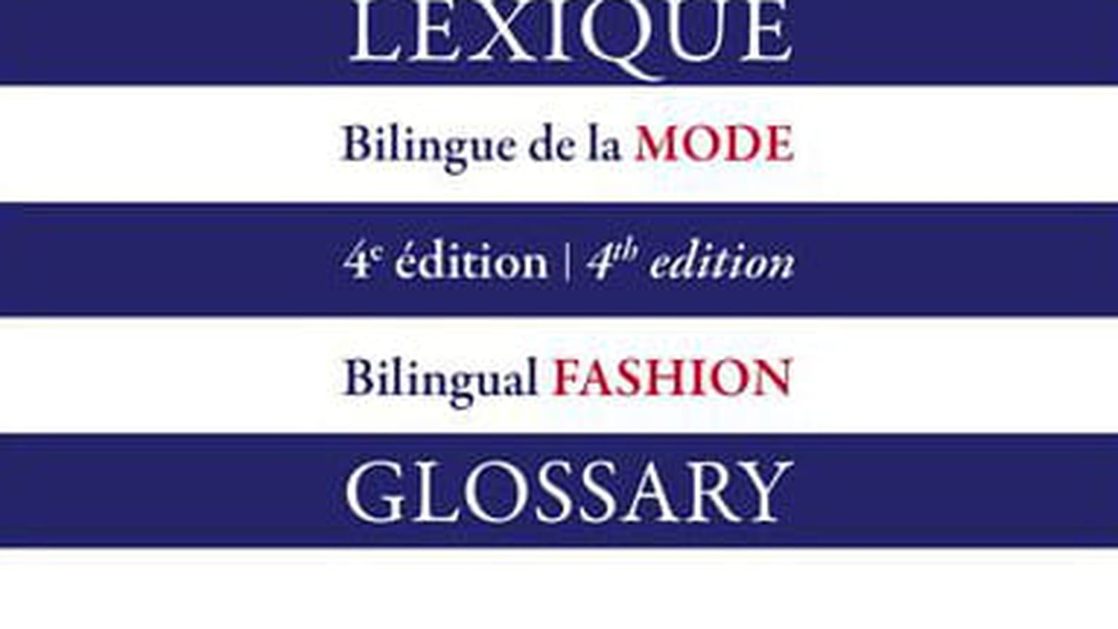 "Lexique bilingue de la mode" 