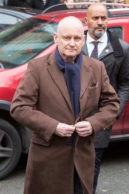 Christophe Girard &agrave; l'enterrement de Michel Legrand