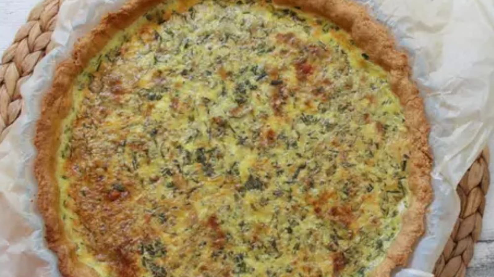 Quiche aux herbes fraîches