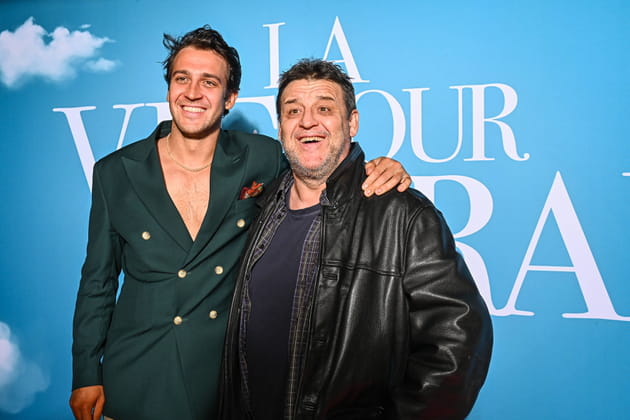 Alexandre Lecluyse et Guy Lecluyse : père et fils à l'avant-première de "La vie pour de vrai"