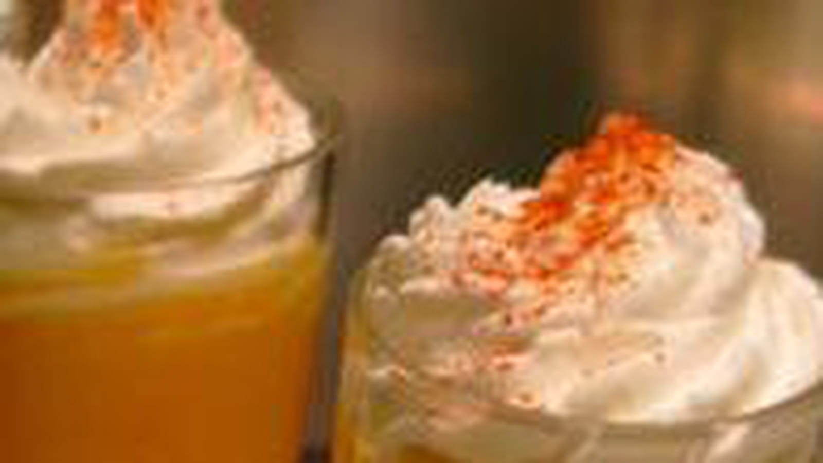 Cappuccino glacé carottes et cumin