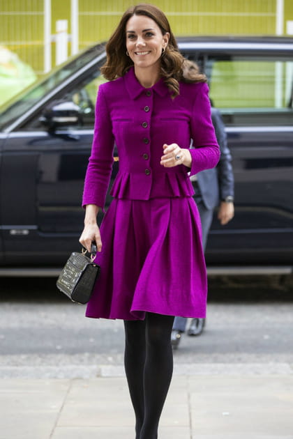 Kate Middleton en robe Oscar de la Renta en 2019