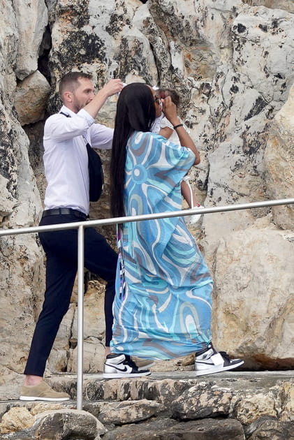 Naomi Campbell et sa fille &agrave; l'h&ocirc;tel Eden Roc, le 23&nbsp;mai