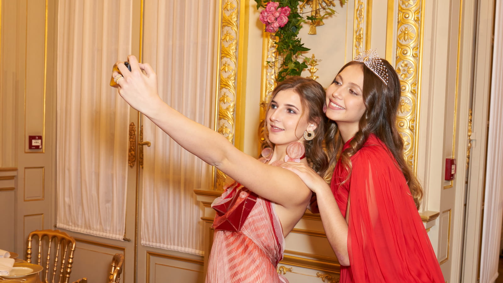 Athina Manou et S.A.R Princesse Louise d'Orléans
