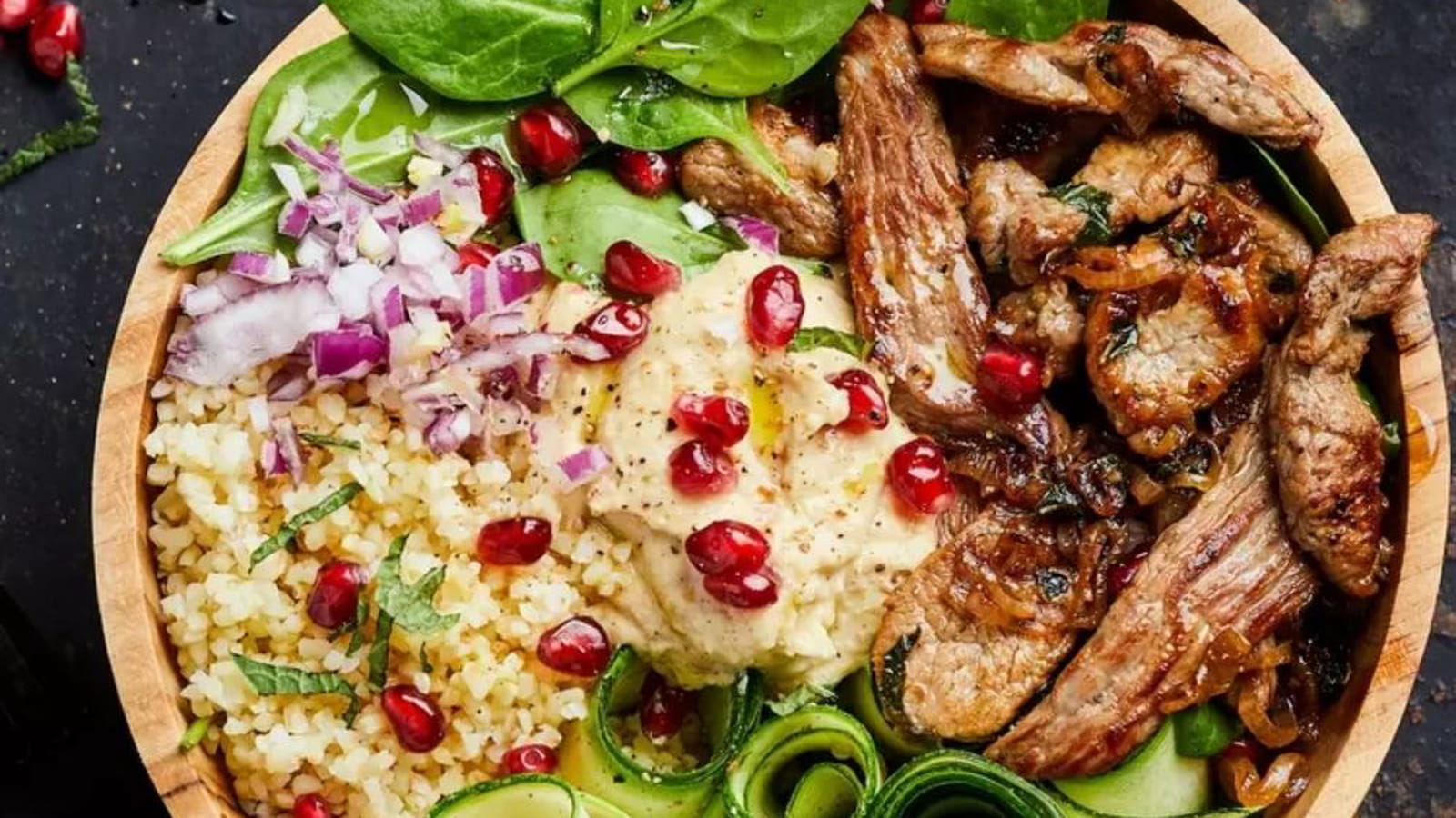 Poké bowl au gigot d'agneau