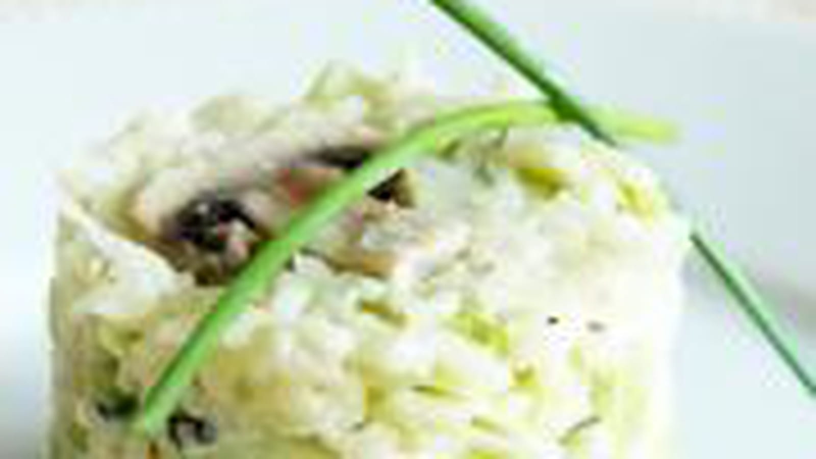 Riz sauté aux poireaux et aux champignons