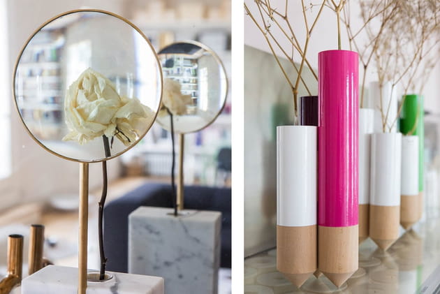 Soliflore avec loupe pour fleur pas timide