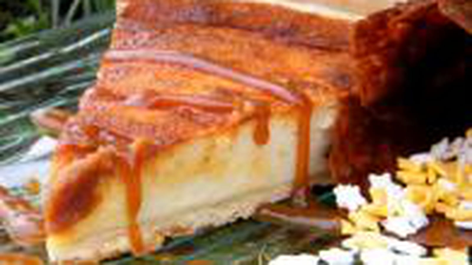 Tarte légère mirabelle et caramel