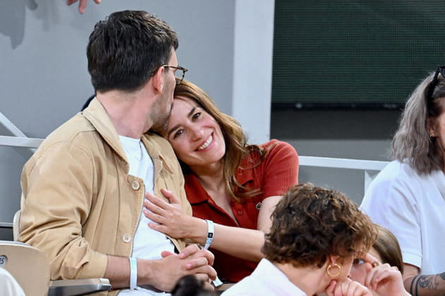 Alice David et son amoureux à Roland-Garros