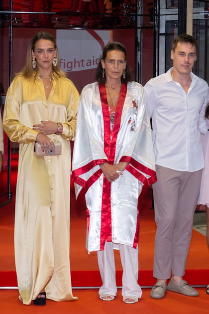 Stéphanie de Monaco en kimono blanc