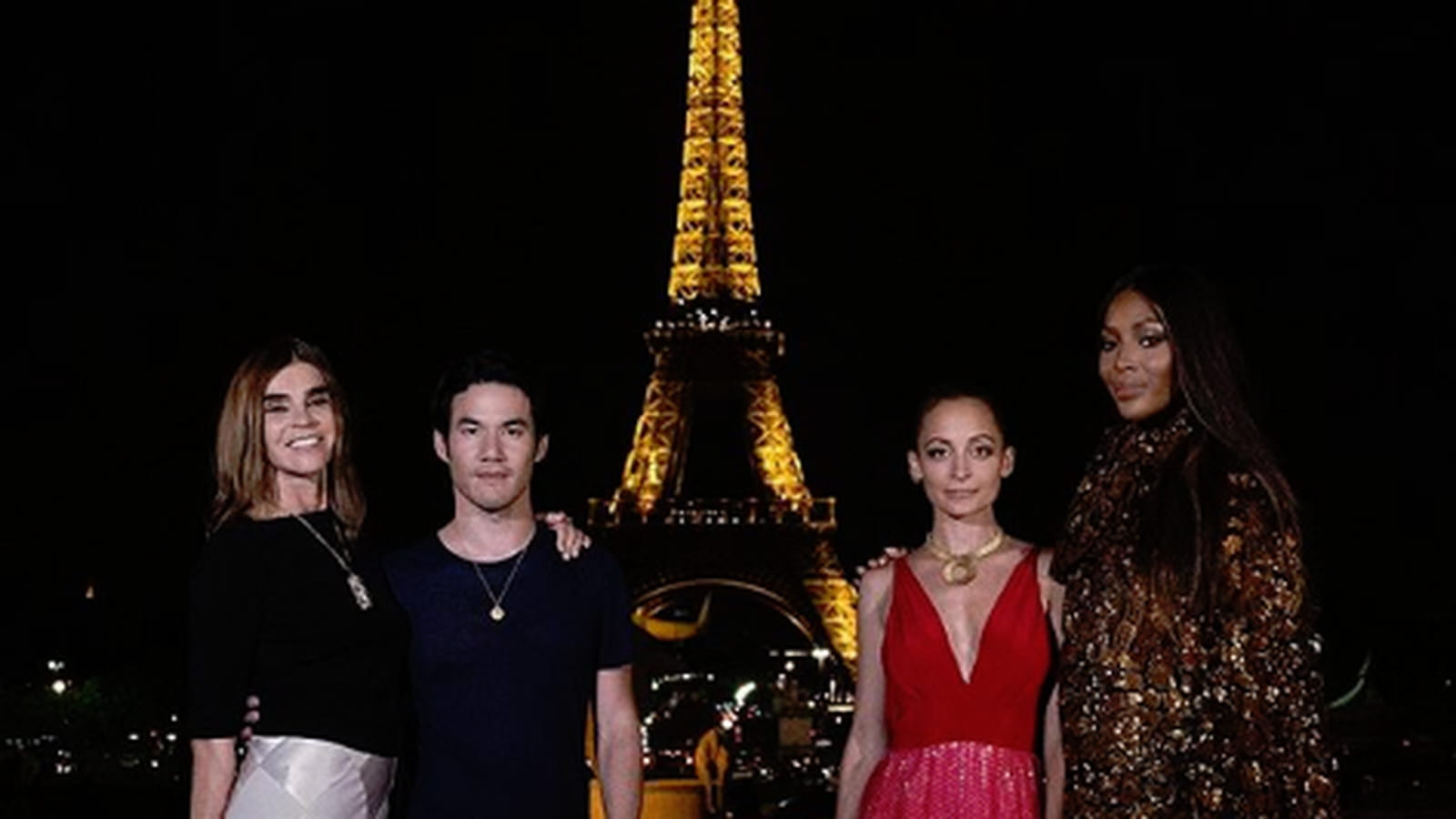 Carine Roitfeld, Joseph Altuzarra, Nicole Richie et Naomi Campbell